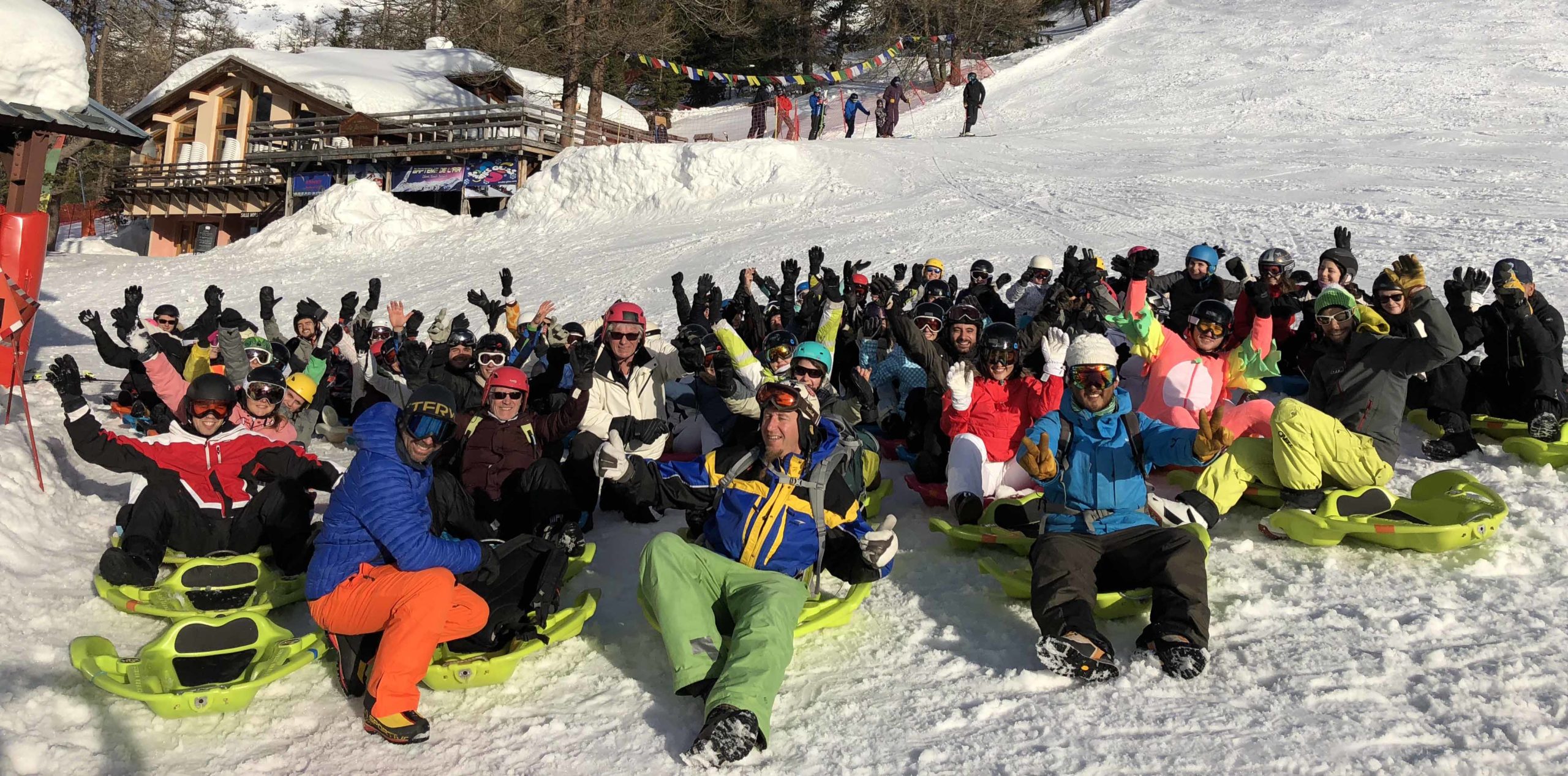 Dévalez les pistes de ski en   SNAKE GLISS